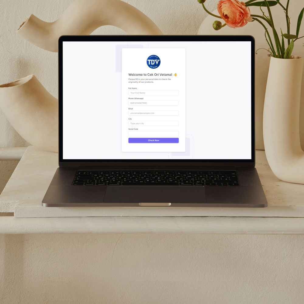Jaringkarya proyek pengembangan website cekorivetama Cek keaslian produk vetama